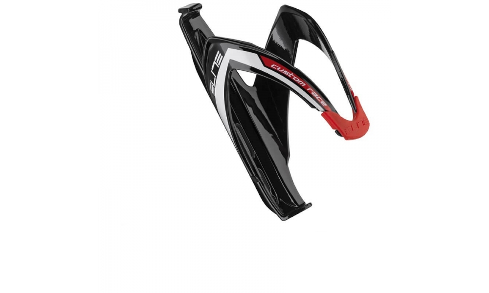 Koszyk na bidon Elite Custom Race czarny - czerwony